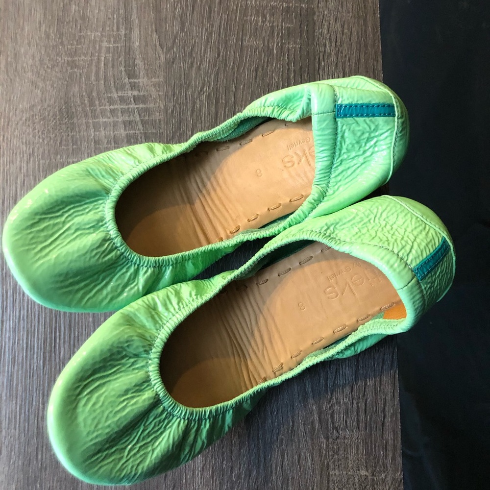 Tieks ballet flat in mint patent